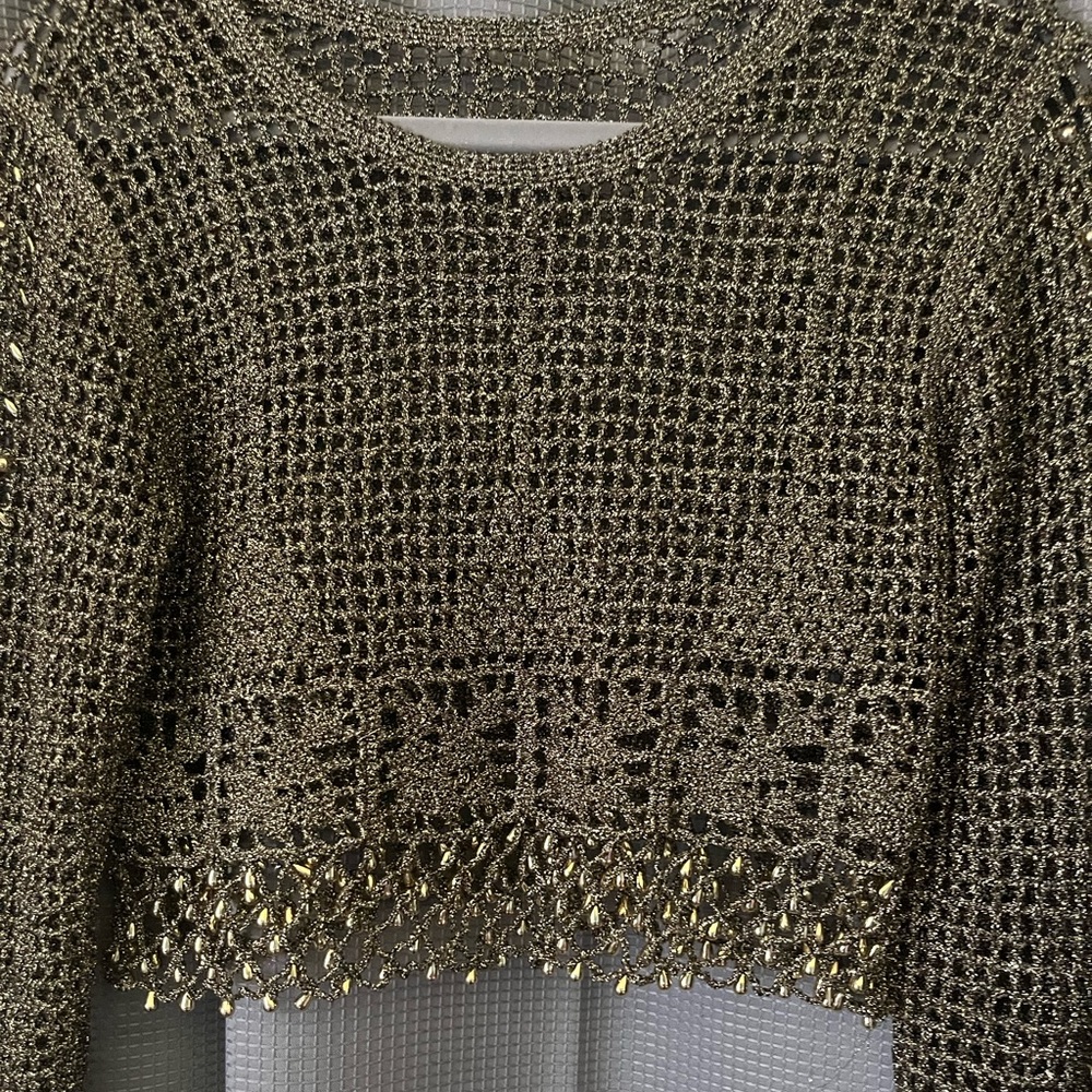 Cropped Vintage 90’s Beaded top